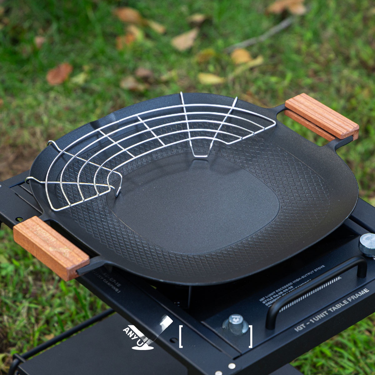 Korean Bbq Grill - Poêle de camping extérieure pour barbecue,