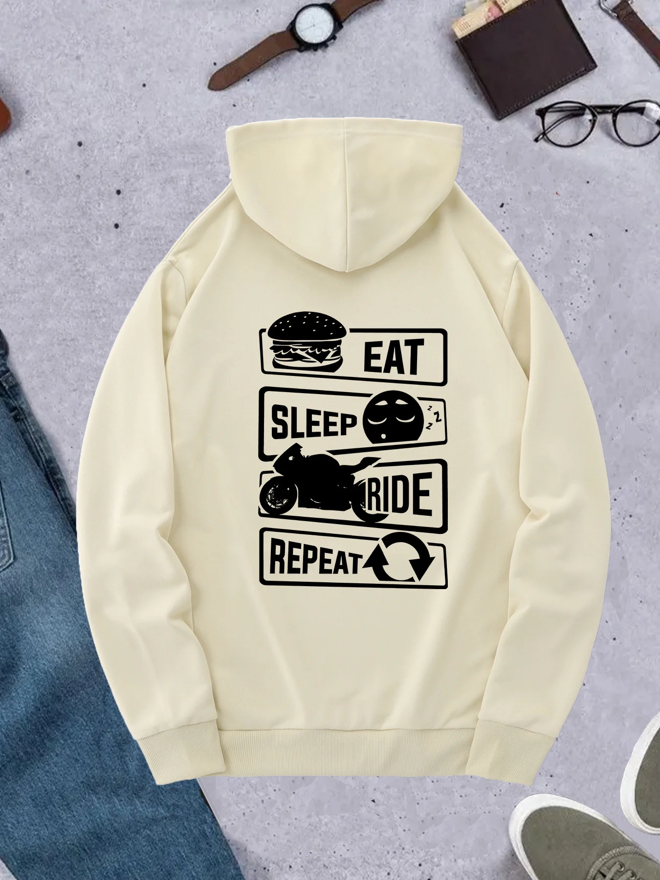 Korean Men Lifestyle - Sweat à capuche pour homme, style