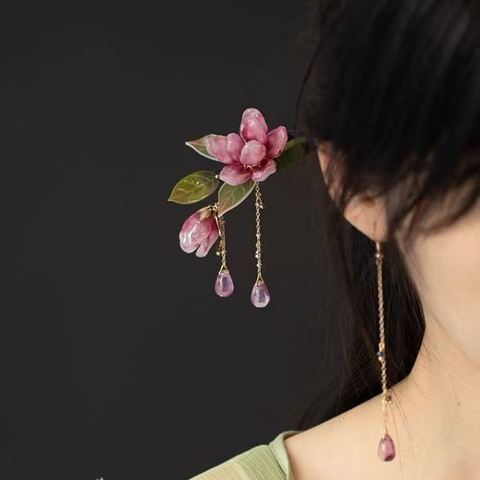 Épingle à cheveux florale de s - Hanbok Hair Pin avis et prix