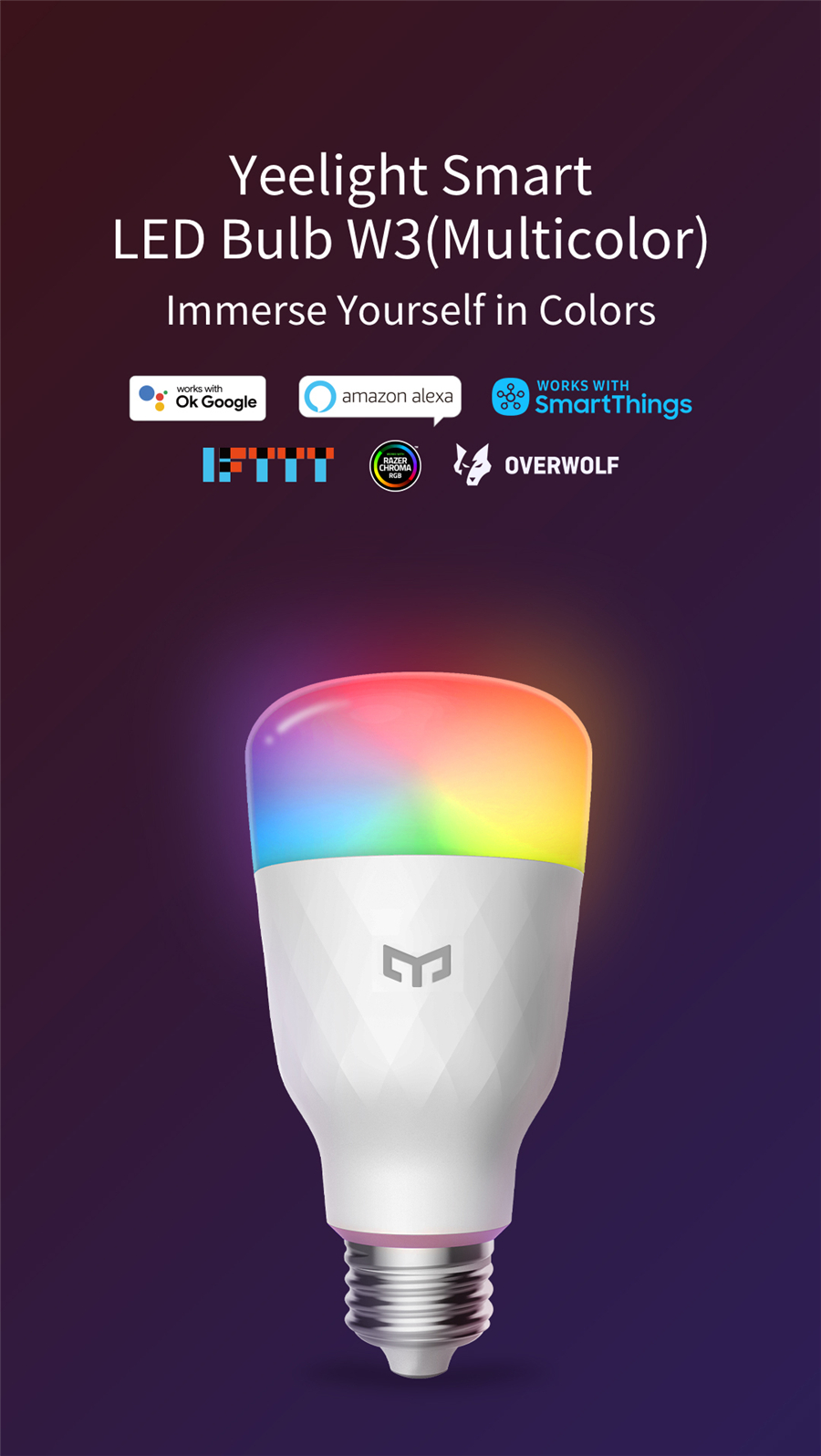 Yeelight – ampoule LED intelli - Yeelight Light Smart Bulb avis et prix