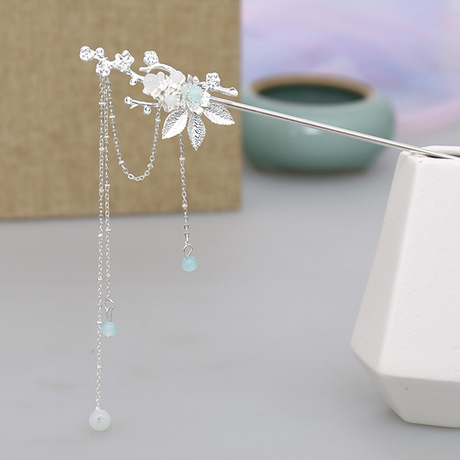 Bâtonnets à cheveux en alliage - Hanbok Hair Pin avis et prix